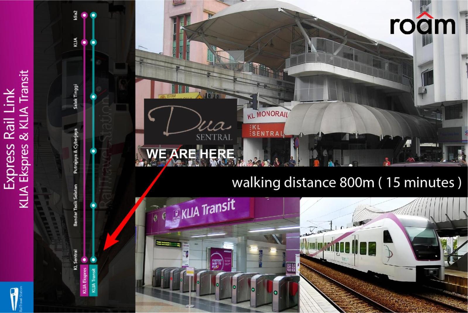 Apartament Dua Sentral Kl Sentral Kuala Lumpur Zewnętrze zdjęcie